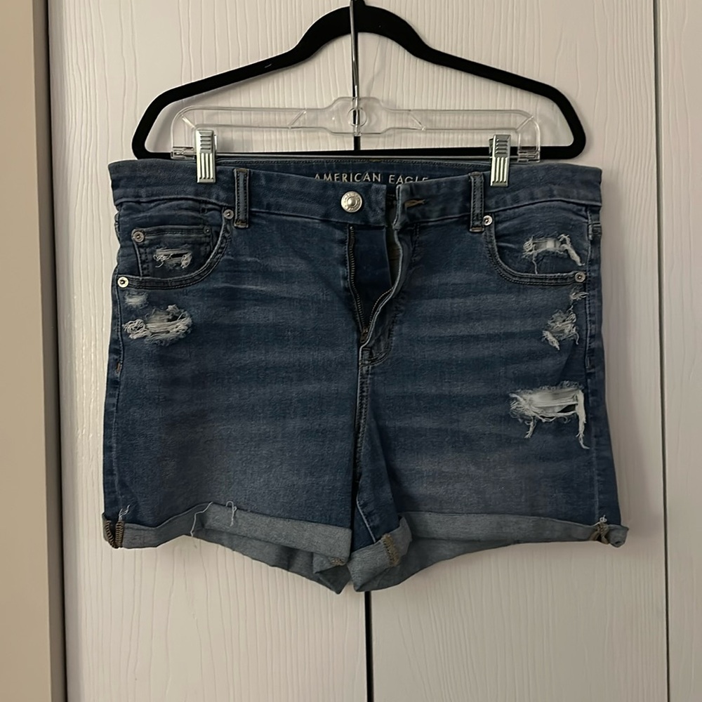 American Eagle Curvy Midi Women’s Denim Short